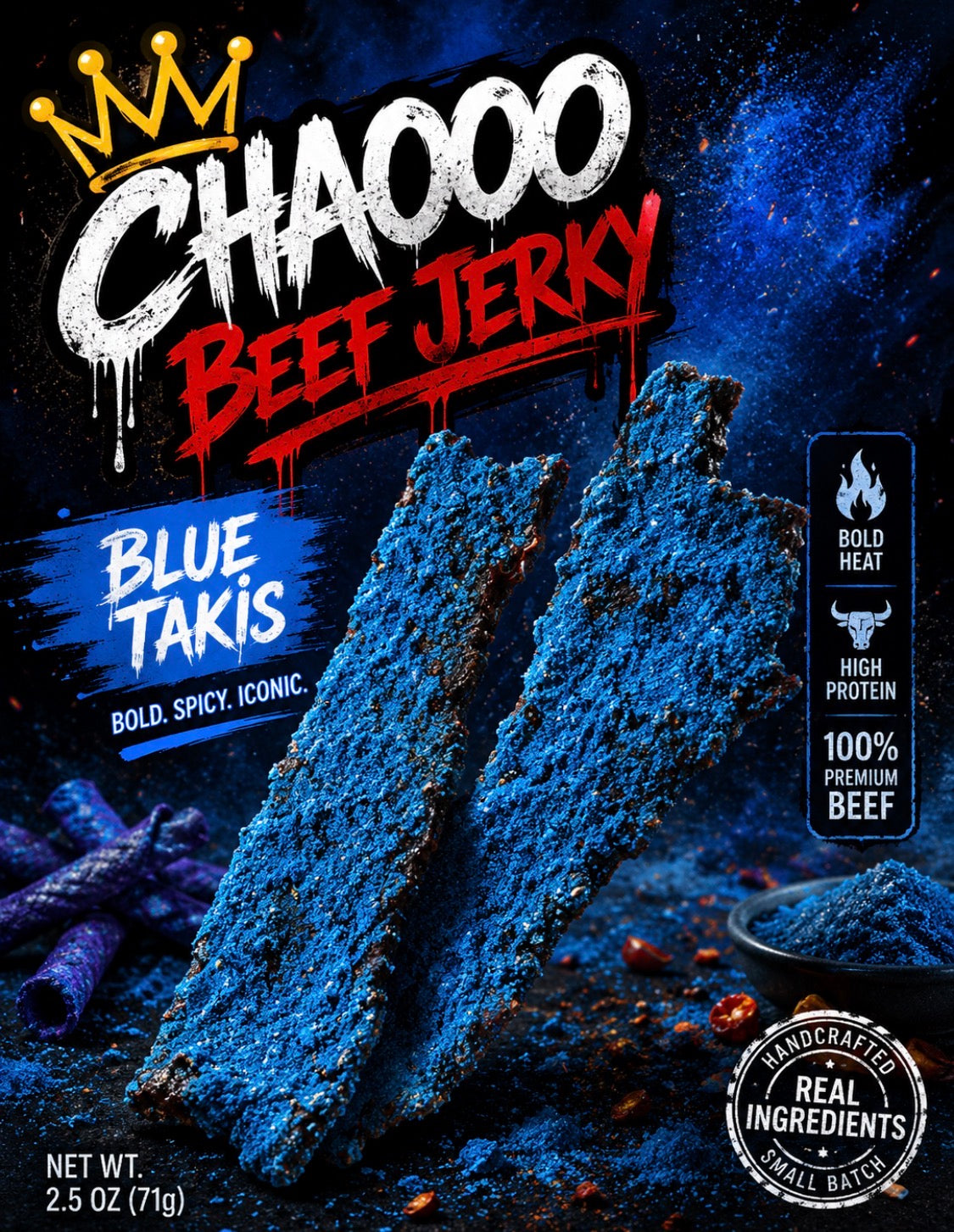 Blue Takis Beef Jerky