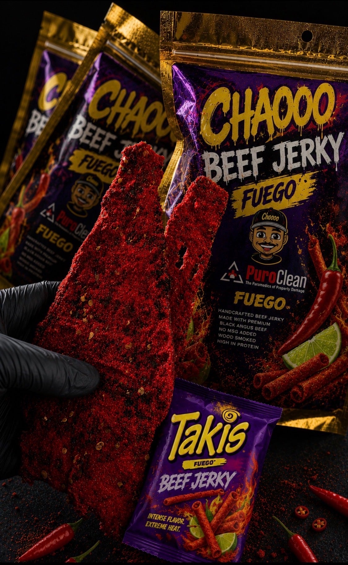 Takis fuego beef jerky