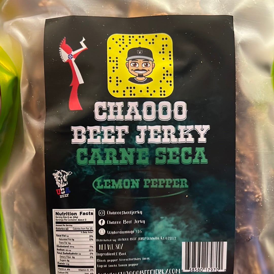 Lemon pepper Beef Jerky