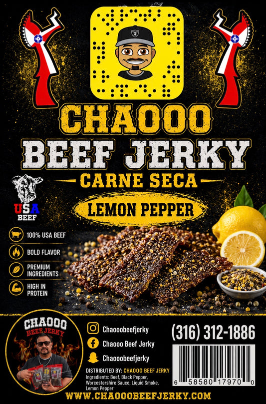 Lemon pepper Beef Jerky